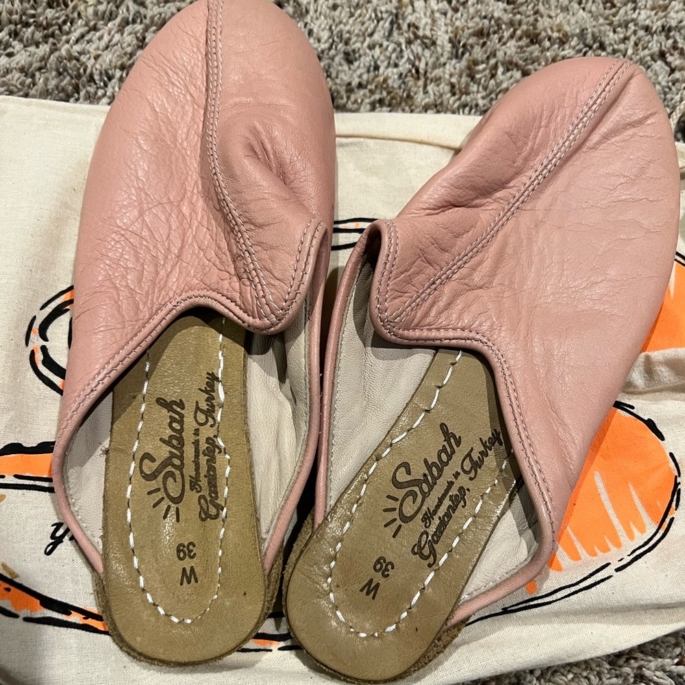 Brand New Sabah Baba Shoes Pink 39W